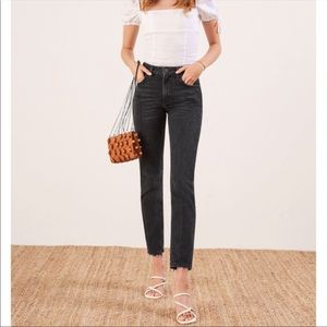 Reformation Julia High Cigarette Jean NWT